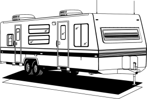 An example of a "Mobile Home" or RV Camper.